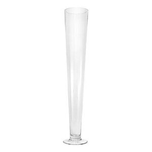 Glass Conical Vase