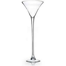Giant Glass Martini Vase