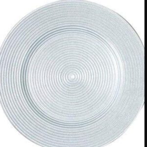 Rope Metallic Gold Glass Charger Plate